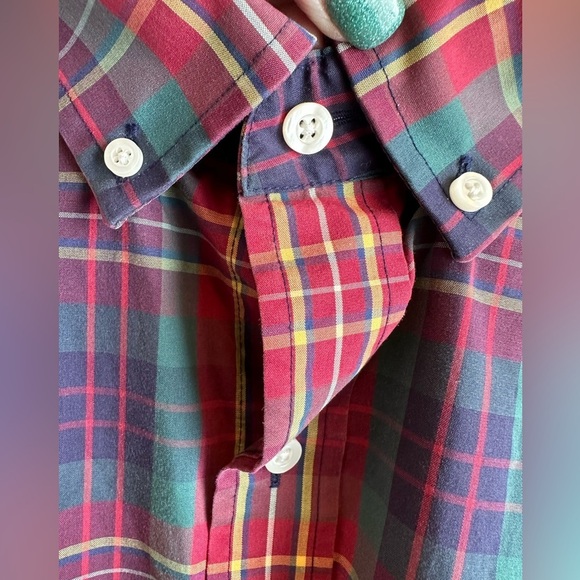 Oak Hill Shirt Men's 2XL Multicolor Long Sleeve Button Up 100% Cotton Pocket - Picture 7 of 12